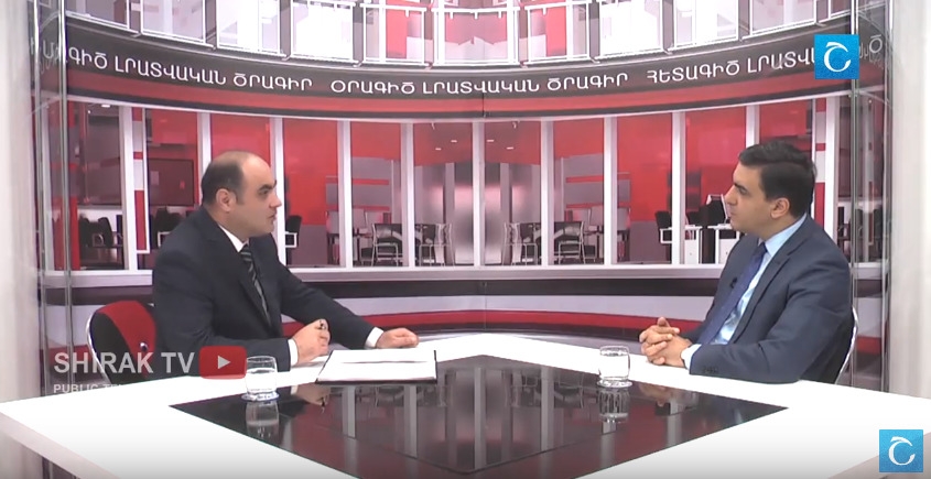 Interview with Arman Tatoyan. Shirak TV
