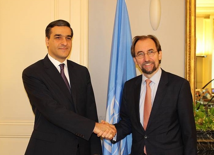 Human Rights Defender Meets with United Nations High Commissioner for Human Rights Zeid Ra’ad Al Hussein