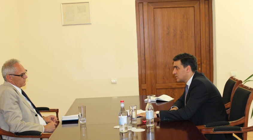 Ombudsman met with the Embassador of the Federal Republic of Germany Matthias Kiesler