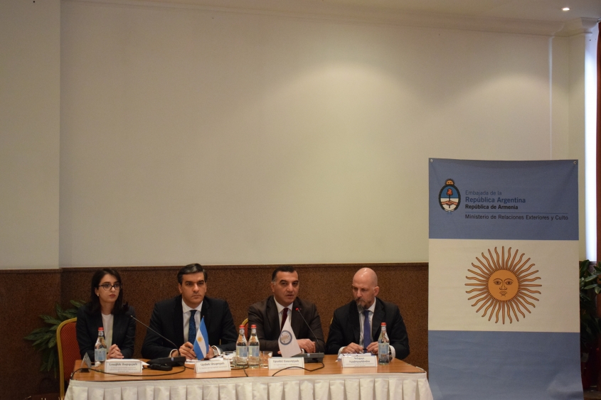 The experience of Armenia and Argentina on the protection of the rights of persons with disabilities was discussed