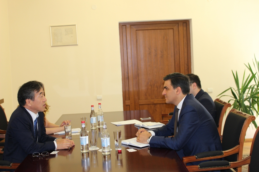 Ombudsman received the Ambassador of Japan to Armenia Eiji Taguchi 