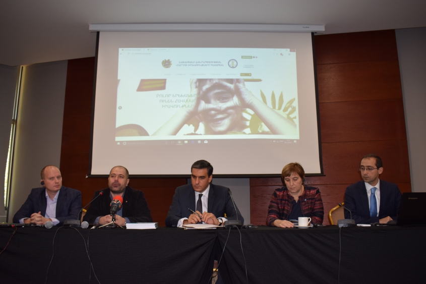 Child’s rights protection in digital environment: Website of the Human Rights Defender dedicated to child’s rights was launched