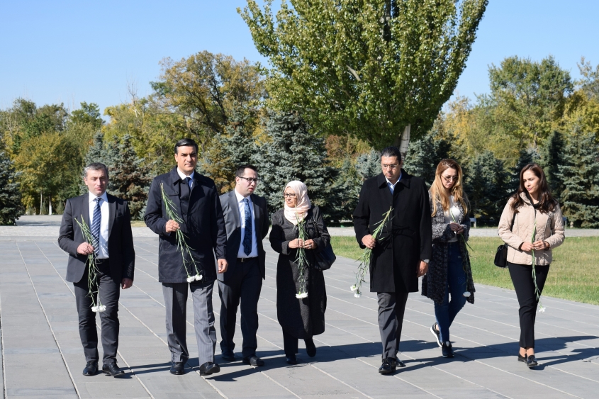 Tunisian guests visited Tsitsernakaberd memorial