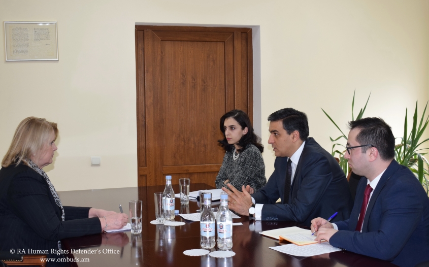 The Defender received the Ambassador Extraordinary and Plenipotentiary of Finland to Armenia