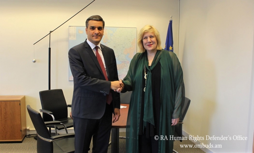 The Commissioner for Human Rights of the Council of Europe underlined the importance of the Human Rights Defender’s work