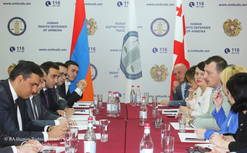 The Armenian and Georgian ombudsmen will continue to deepen cooperation in the field of human rights protection