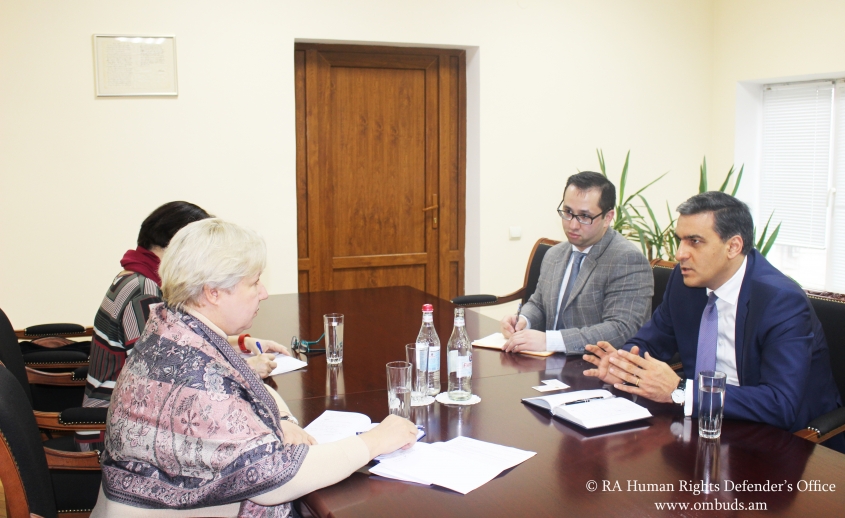 The Defender informed the Head of OSCE/ODIHR Observation Mission in Armenia about monitoring of the extraordinary electoral process 