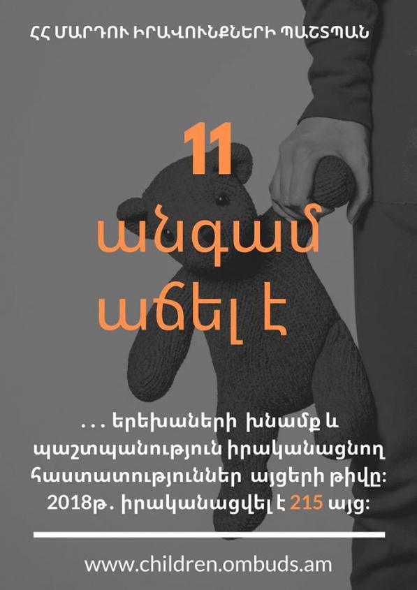 The number of visits by the Defender to the child care and protection institutions has increased 11 times: statistics